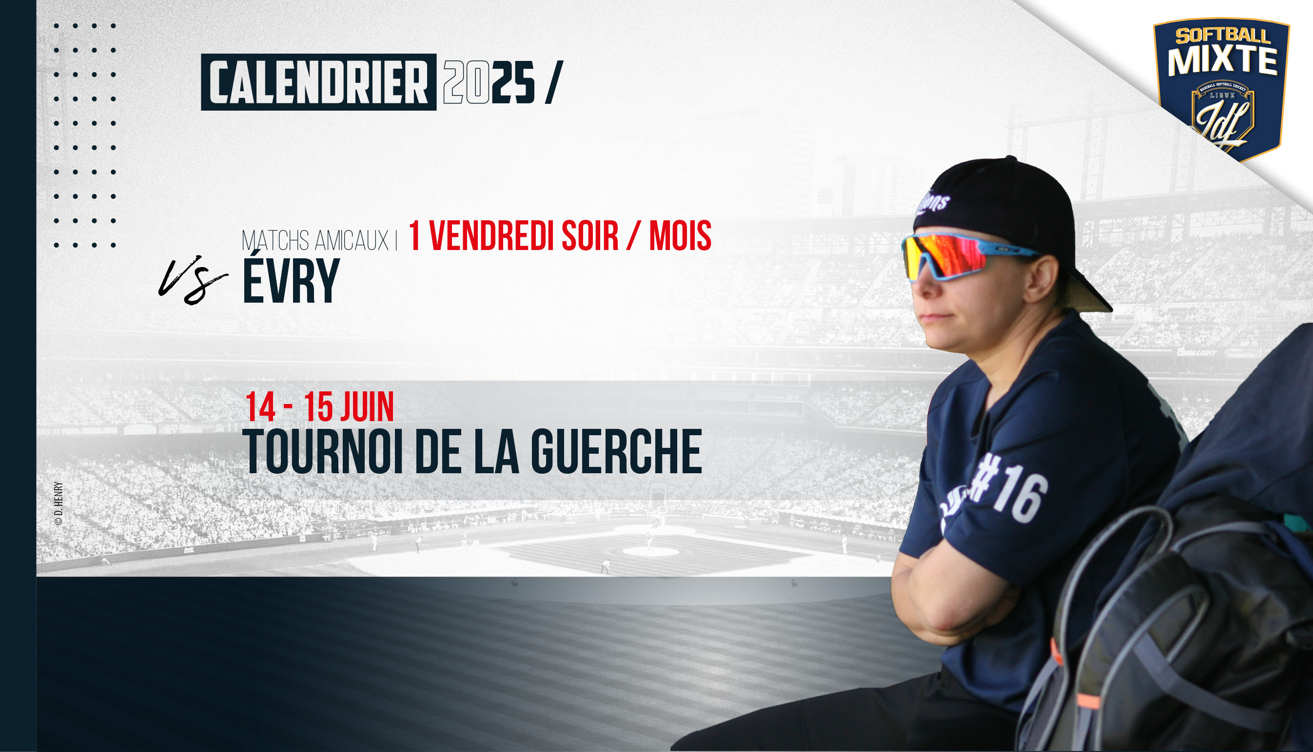 Le calendrier de la saison